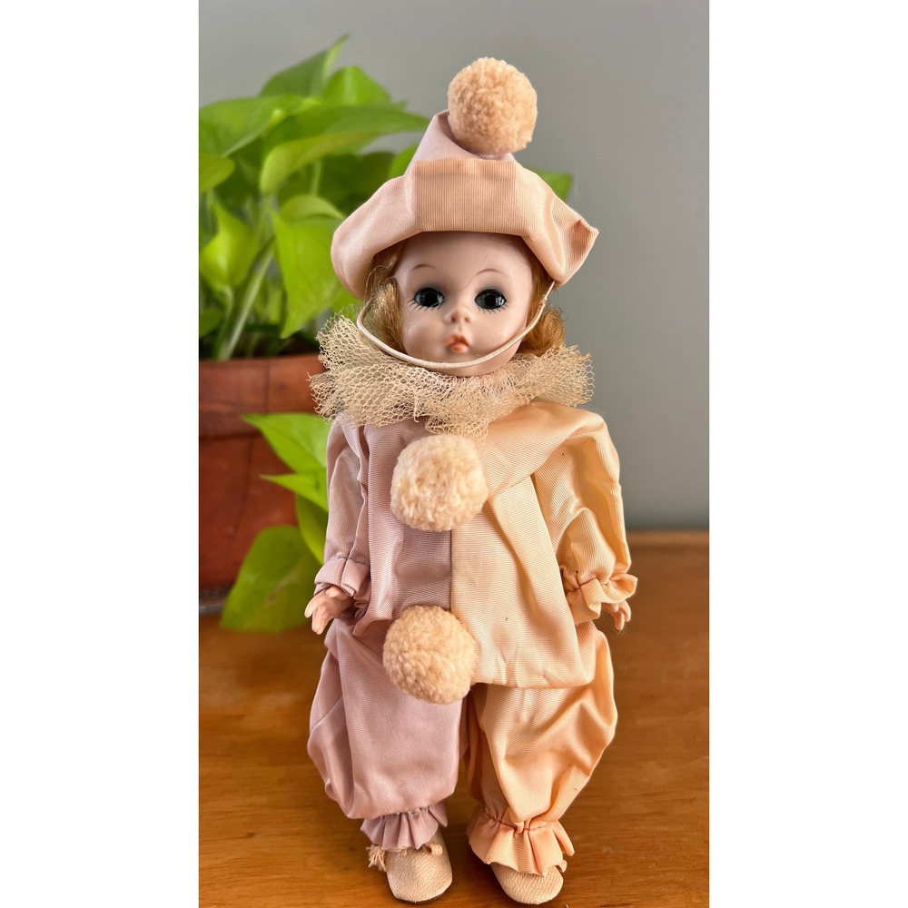 1956 Madame Alexander-kins Pierrot Clown 8-inch Doll Model 561 Vintage Jtd Knee